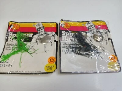 Винтажный бас Pro турнир серии спиннербейт тандем и одиночный спин (лот из 2) - Изображение 1 из 4