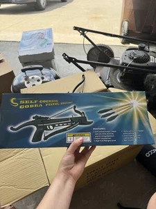 Cobra Mini Crossbow Pistol Self Cocking Carbon Composite Site - Picture 1 of 6