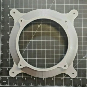 180mm to 120mm Fan Adapter Flow Converter PC Mod Custom Panel Hose Mount Flange - Picture 1 of 3