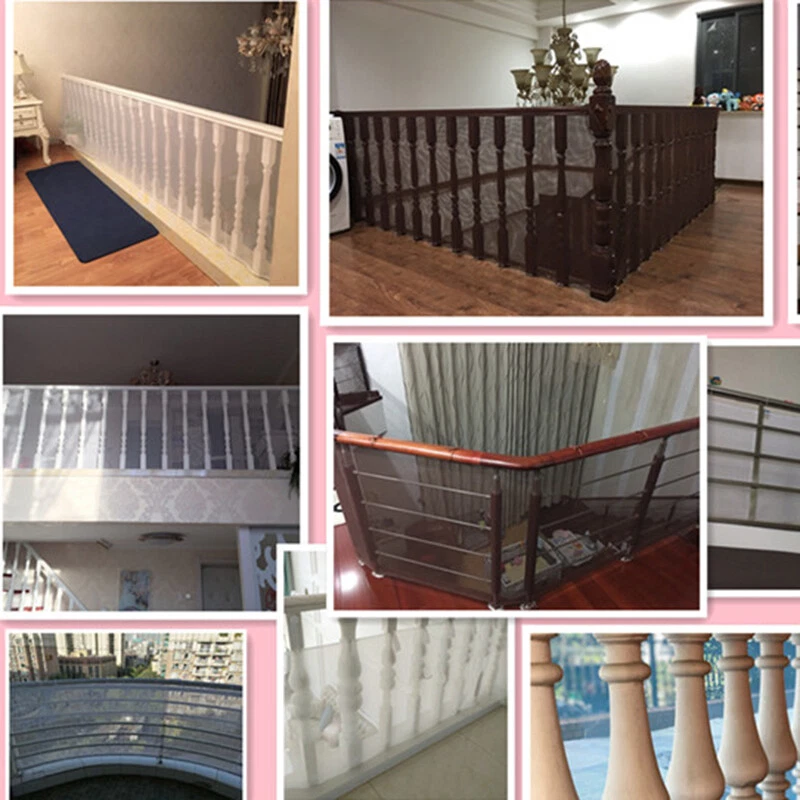 Kindersicherheitsnetz Schutznetz Stoff Treppe Balkon Hof Zaun Schutz Zuhause - Bild 1 von 4
