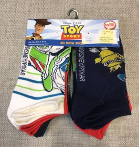 Disney Toy Story 10 Pairs Of No Show Socks Kids Sz 4-10 anklets - Picture 1 of 4