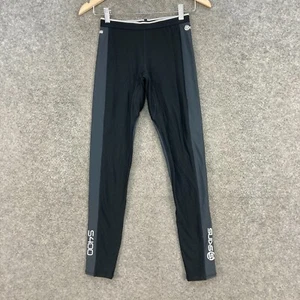 Skins Womens Leggings Size S Small Ankle Black Grey Fitted Compression 9720 - Picture 1 of 12