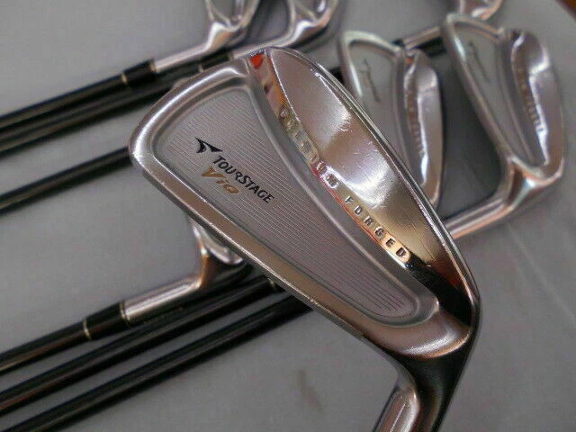 Bridgestone TourStage V-iQ FORGED 2005 7PC TSI-55 R-FLEX IRONS SET Golf - Image 1 of 4
