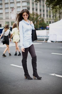 DV by Dolce Vita 'Myer' Over the Knee Suede Boot Charcoal Gray Size 9.5 - Picture 1 of 8