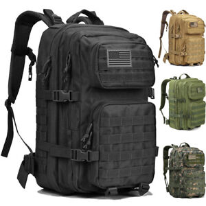 Men Tactical Military Backpack Large Army 3 Day Assault Pack Molle Bag Backpacks