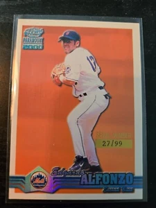2000 Pacific Paramount Holo Blue #D /99 Edgardo Alfonzo #146 New York Mets - Picture 1 of 2