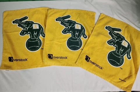 OAKLAND ATHLETICS As 2014 RALLY TOWEL Elephant Overstock Baseball MLB Cover