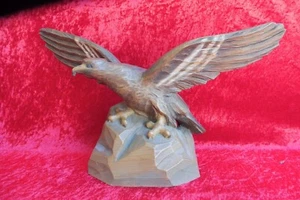 schöne, alte Holzfigur , 41cm , Adler - Picture 1 of 4