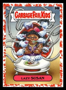 2020 Topps Garbage Pail 35th Anniversary Bloody Nose Red #34b Lazy Susan 73/75 - Picture 1 of 2