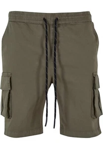 Urban Classics Men's Cargo Shorts Bermuda with Drawstring Olive - Picture 1 of 12