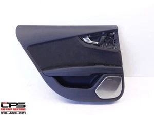 13-18 Audi RS7 Left Driver Door Trim Panel Rear  - Picture 1 of 12