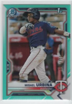 MISAEL URBINA 2021 BOWMAN CHROME FIRST BOWMAN /125 - Image 1 of 2