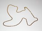 Vintage Signed 750 Italy Solid 18k Yellow Gold CHAIN 20" Necklace 9.32 grams EUC