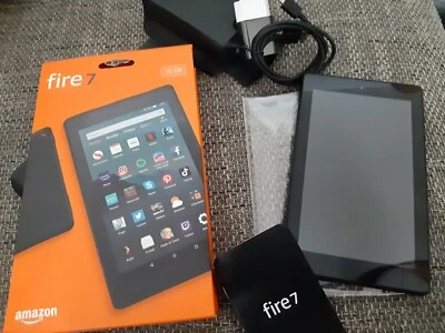 Amazon Fire 7 (9. Generation) 16GB, WLAN, 17,78 cm (7 Zoll) - Schwarz  - Bild 1 von 4