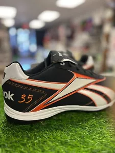 Reebok authentische Herren Baseballstollen Justin Verlander PE Größe 14 schwarz & orng - Bild 1 von 8