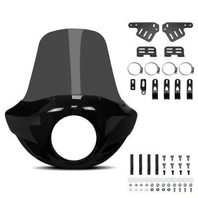 Carenado de faros de humo 22" H para Harley Davidson Sportster 1200 Low 2006 Foto 1 de 4