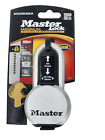 NEW Master Lock Magnum Padlock with Key Outdoor Heavy Duty Safety- M930BLCKADLJ