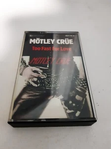Motley Crue - Too Fast For Love Cassette (1982, Preowned) - Picture 1 of 1