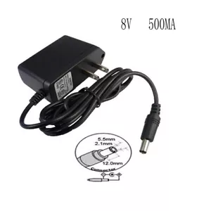 8V AC DC Power Supply Adaptor Adapter 8V 500mA US Plug - Picture 1 of 2