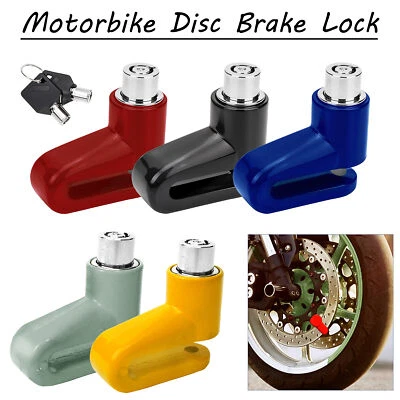 Disc Motorbike Lock Motorcycle Lock with Keys Portable High Security Anti Theft - Image 1 of 4