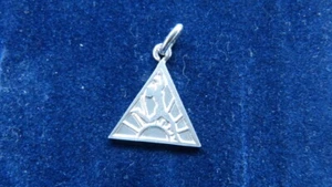 Pendentif en Argent Symbole Naturisme - Picture 1 of 2