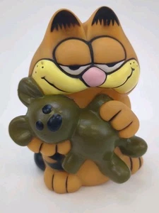 Garfield The Cat and Pooky 6" Sparschwein Kat's Meow 1981 mit Stopper - Bild 1 von 6