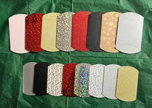 1/5/10 x Glam Pzazz Small Pillow Boxes: Various Styles Various Sizes - Picture 1 of 27