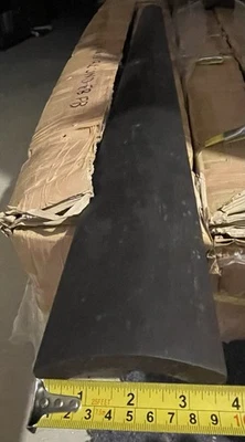 Ebony Wood 3/4 Rounded Upright Bass Double Bass Fingerboard Bass Building Parts - Image 1 of 4