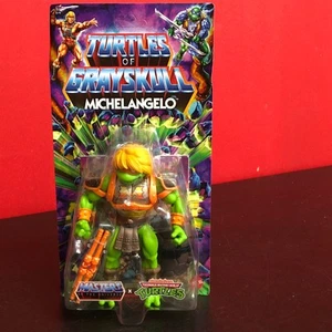 Turtles of Grayskull Michaelangelo Mattel Action FIgure - Picture 1 of 7