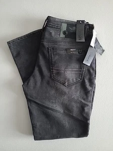 Buffalo David Bitton Evan-x Slim Straight Jeans, 32x32, Dark Grey Fleece - Picture 1 of 6