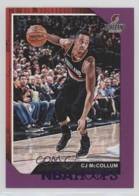 2018-19 Panini NBA Hoops Purple CJ McCollum #178 - Image 1 of 2