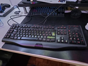 Logitech G110 LED Backlighting Gaming Keyboard - Tested Working - Foto 1 di 1