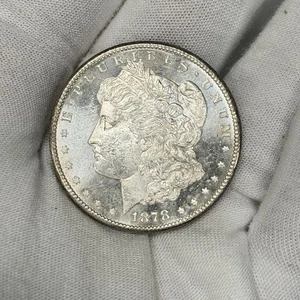 1878-S Morgan Silver Dollar $1 One San Francisco Old US Coin UNC PROOFLIKE! - Picture 1 of 7