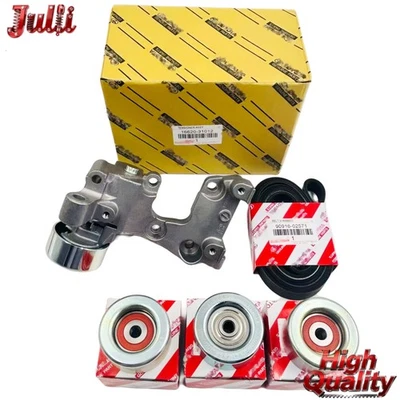 NEW For TOYOTA V6 4RUNNER TACOMA FJ TUNDRA 1GRFE Belt Idlers & Tensioner OEM Foto 1 de 4