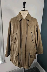 Beretta Tweed Wool Shooting Coat Men's UK 40 Hunting Quilted EU 50 Jacket Green - Picture 1 of 21