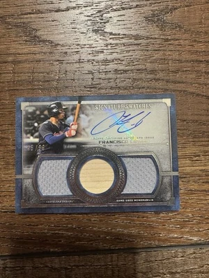 2019 Topps Museum Collection /99 Francisco Lindor #SSTA-FL Auto - Image 1 of 4