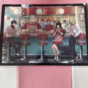 Sakamoto Days Cafe Clear File American Diner Used waterproof protection - Imagen 1 de 2