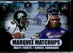 2008 Press Pass SE #MM-2 Chris Johnson / Matt Forte Marquee Matchups - Picture 1 of 2