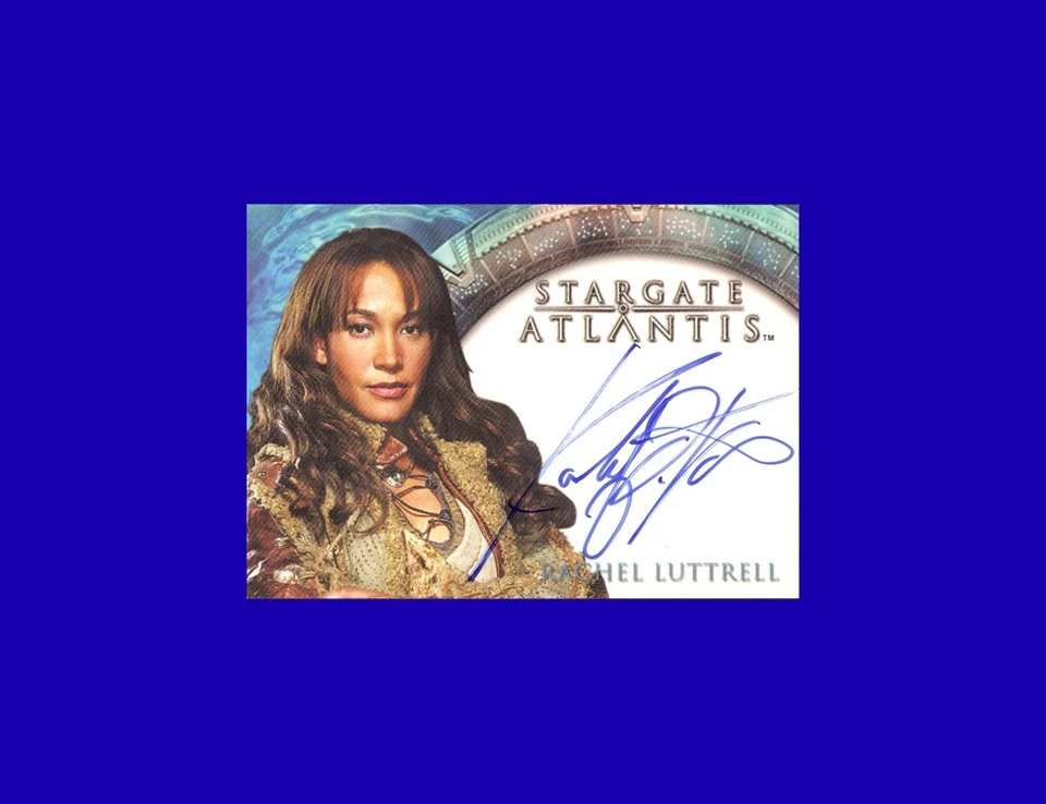 Rachel Luttrell as Teyla 2006 Stargate Atlantis Season 2 Autograph AUTO RARE SSP - Image 1 of 1