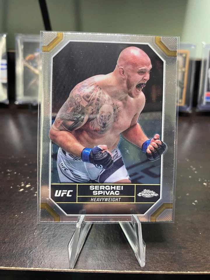 2024 Topps Chrome UFC - Serghei Spivac #176 - Image 1 of 1