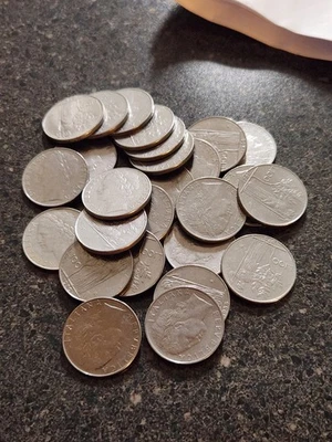 1956-1981 Italy 100 Lire World Coin Large Type Free Shipping  - Acmonital - Image 1 of 3