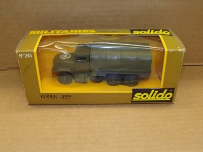 VINTAGE SOLIDO #245 KAISER JEEP M34 6X6 MILITARY TRANSPORT  TRUCK ~ NOS ! - Image 1 of 4