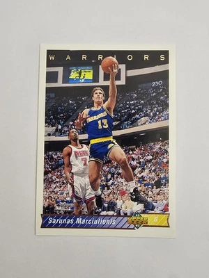 1992-93 Upper Deck #249 Sarunas Marciulionis - Image 1 of 2