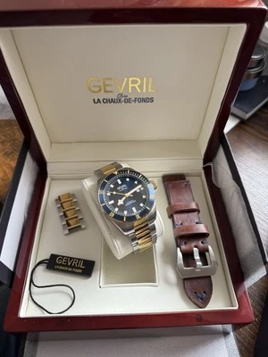 Gevril Yorkville Automatic Watch Swiss Made Sellita SW 200 Movement - image 1 of 4