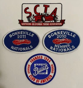 LOTE DE 4 PARCHES DE CARRERAS, NUEVOS - Imagen 1 de 1