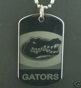 Florida Gators Dog Tag Pendant Necklace - Picture 1 of 2