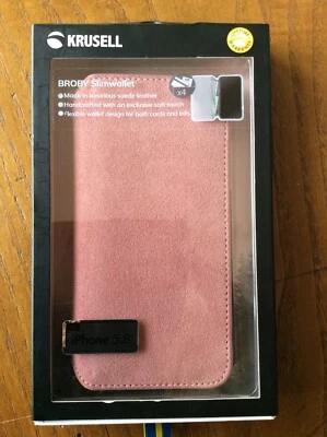 Krusell Broby 4 Card SlimWallet Apple iPhone XS Pink - Image 1 of 2