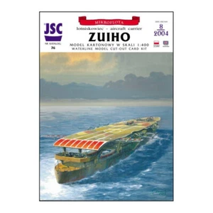 IJN Zuiho portaerei giapponese seconda guerra mondiale JSC 76 cartacea modellino scala 1:400 - Foto 1 di 2