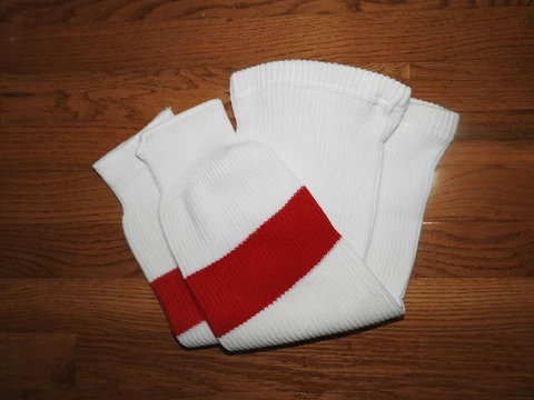 NHL Vintage Detroit Red Wings Colors Hockey Socks 21.5" Cover