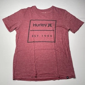 Hurley Logo T Shirt Mens Size S Casual Style Beach Surf Summer Swim Fit - Picture 1 of 12